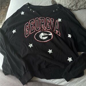 Georgia Stars Black Crewneck Sweatshirt